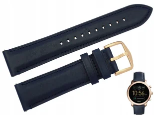 Pasek Fossil FTW4002 granatowy 22 mm oryginał - Akcesoria do zegarków - miniaturka - grafika 1