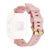 Akcesoria do zegarków - Pasek Rubicon RNCF28 Uniwersalny - 20 mm różowy - miniaturka - grafika 1