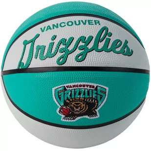 Wilson Team Retro Memphis Grizzlies Mini Ball WTB3200XBMEM, unisex, piłki do koszykówki, Białe - Koszykówka - miniaturka - grafika 1
