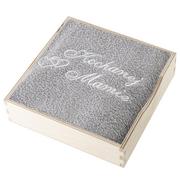 Ręczniki - Ręcznik z dedykowanym haftem Kochanej Mamie Miss Lucy 50x90 cm szary - miniaturka - grafika 1