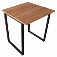Stoły - Mały kwadratowy stół kuchenny 65x65 dąb craft złoty M7-E39 - miniaturka - grafika 1