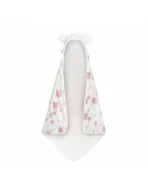 Koce i narzuty dla dzieci - Bonjour Cherie Kocyk bawełniany do fotelika samochodowego Royal Baby minky Ecru - miniaturka - grafika 1