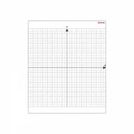 Tablice i flipcharty - Nakładka magnetyczna suchościeralna - układ współrzędnych - miniaturka - grafika 1