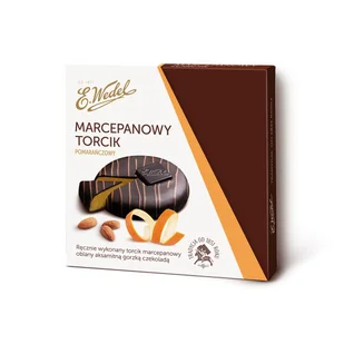 Torcik marcepanowy - pomarańczowy 120 g E.Wedel - Bombonierki i czekoladki - miniaturka - grafika 1