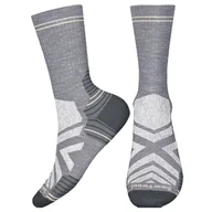 Skarpetki damskie - Smartwool Damskie skarpety Hike Zero Cushion Crew, jasnoszare, S - miniaturka - grafika 1
