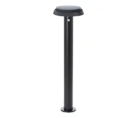 Lampy ogrodowe - Brilliant - LED Lampa solarna z czujnikiem ALVERO LED/4W/3,7V 70 cm IP44 czarny - miniaturka - grafika 1