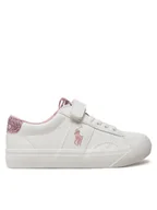 Buty dla dziewczynek - Polo Ralph Lauren Sneakersy RL01214110 Biały - miniaturka - grafika 1