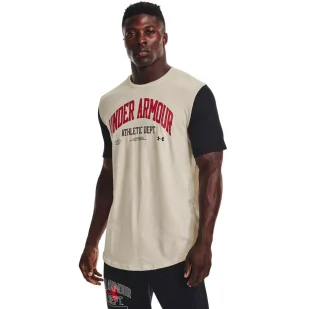 Koszulka męska Under Armour  ATHLETIC DEPTARTMENT COLORBLOCK SS - Koszulki sportowe męskie - miniaturka - grafika 1