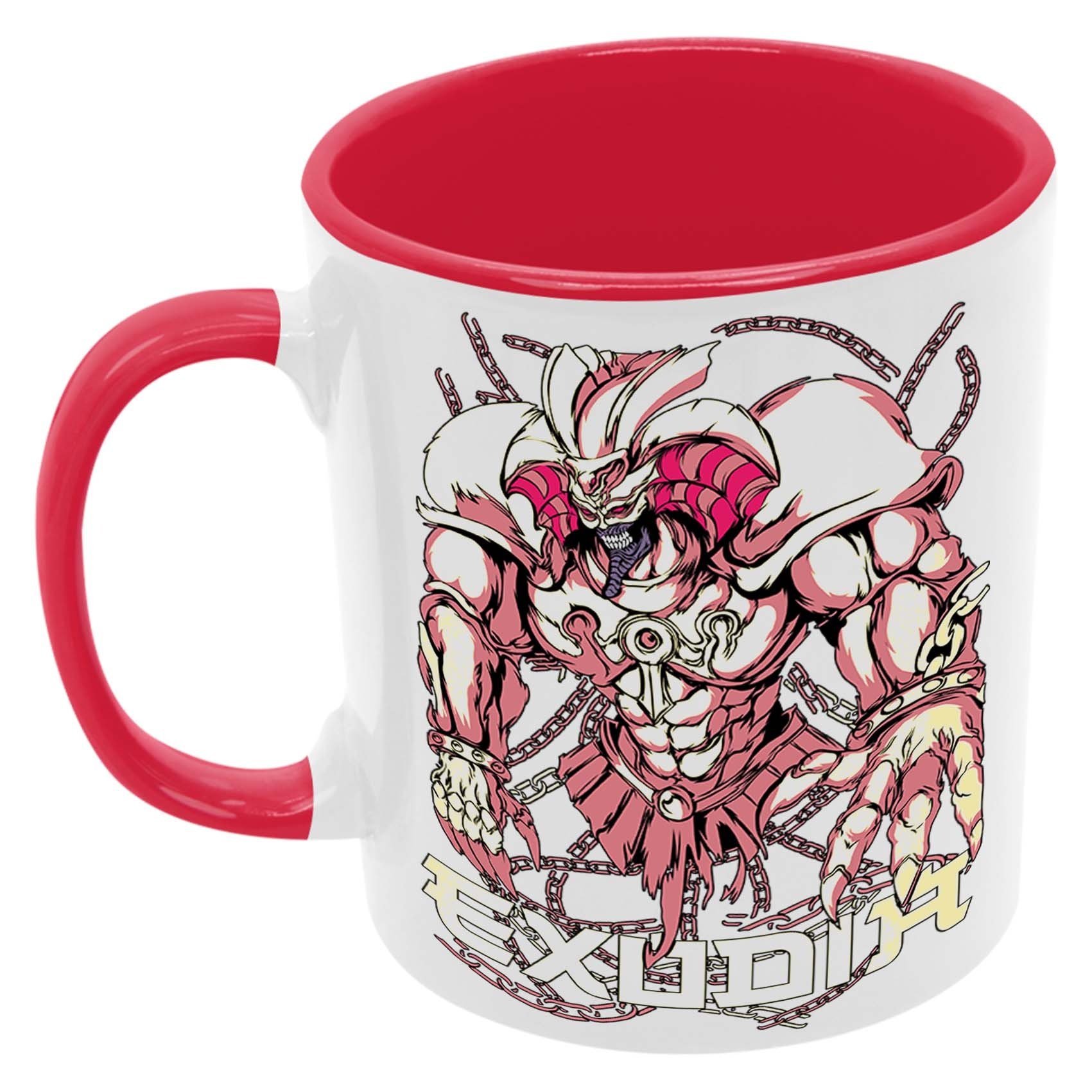 Exodia Kubek Ceramiczny Prezent Tasse Mug Anime Manga Japan Animation Yu Gi Oh Trading Card Game, Czerwony 330 ml