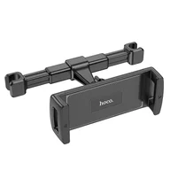 Akcesoria do tabletów i e-booków - Uchwyt na telefon / tablet do samochodu uniweralny Hoco na zagłówek (4,7" - 12,9") CA121 czarny - miniaturka - grafika 1