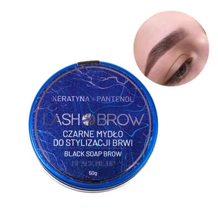 Lash Brow Soap Brows - Czarne mydło do brwi 50ml - Akcesoria i kosmetyki do stylizacji brwi - miniaturka - grafika 1