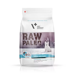 vetexpert RAW PALEO PUPPY LARGE 2,5KG WOŁOWINA - Sucha karma dla psów - miniaturka - grafika 1