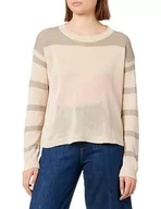 Swetry damskie - Sidona Sweter damski 10430411, beżowy różowy taupe, XL/XXL, beżowy, różowy, taupe, XL-XXL - miniaturka - grafika 1