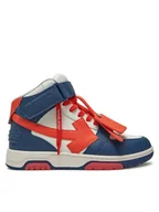 Sneakersy męskie - Off-White Sneakersy OMIA259S23LEA Biały - miniaturka - grafika 1