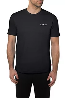 Koszulki męskie - Vaude VAUDE męski T-shirt Brand, czarny, S 050950105200 - grafika 1