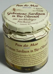 Pan Do Mar SARDYNKI SMAŻONE W BIO OLIWIE Z OLIWEK 220 g - Zdrowa żywność - miniaturka - grafika 1