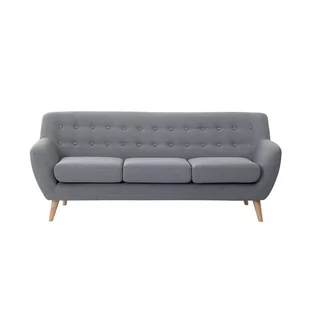 Beliani Sofa 3-osobowa jasnoszara MOTALA 26912 - Sofy i kanapy - miniaturka - grafika 1