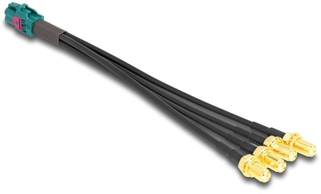 Delock Kabel Mini FAKRA Z gniazdo quad do 4 x SMA gniazdo typ A 90127