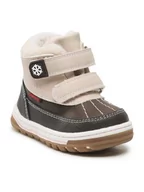 Buty dla dziewczynek - Kimberfeel Śniegowce Mini Brązowy - miniaturka - grafika 1