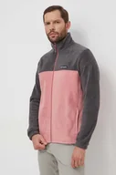Bluzy męskie - Columbia bluza sportowa Steens Mountain 2.0 kolor różowy wzorzysta - miniaturka - grafika 1