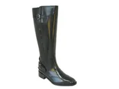 Kozaki damskie - Buffalo 846 Damskie kozaki gładka skóra brązowe, brązowy - brązowy - 39 eu - miniaturka - grafika 1