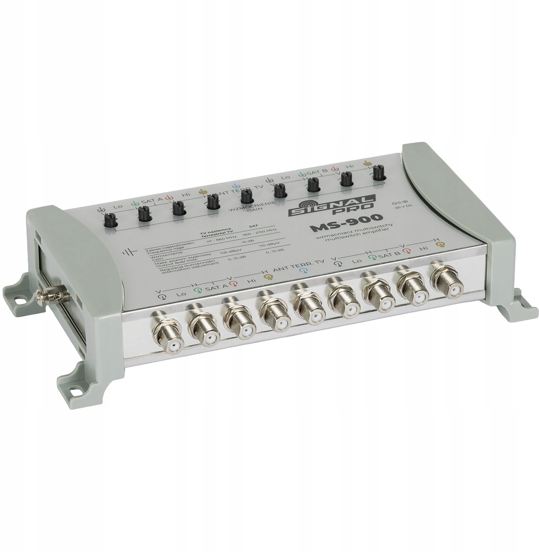 SIGNAL WZMACNIACZ DO MULTISWITCHY MS-900 9 WEJŚĆ / 9 WYJŚĆ SIGNAL PRO