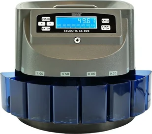 IBICON Sorter / Liczarka bilonu monet SELECTIC CS-808 - Liczarki pieniędzy - miniaturka - grafika 1