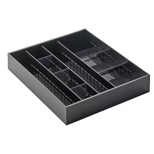 Czarny plastikowy kredens na szuflady 47,5 x 35 cm - YAMAZAKI - Akcesoria do sztućców - miniaturka - grafika 1