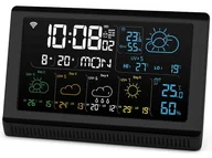 Stacje pogodowe - Stacja pogody z zewnętrznym czujnikiem MANTA MTO200B Windy Smart - miniaturka - grafika 1