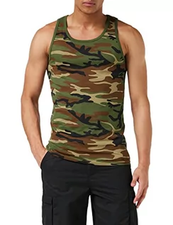 Koszulki i topy damskie - Miltec Woodland Tank Top Khaki 906 - grafika 1