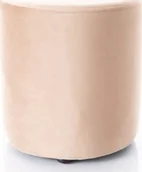 Pufy i podnóżki - Pufa DOTI C VELVET beżowa SIGNAL - miniaturka - grafika 1