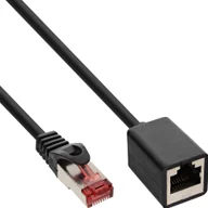 Patchcordy - InLine 50pcs. Bulk-Pack InLine® Patch Cable Extension S/FTP PiMF Cat.6 250MHz copper halogen free black 1m - miniaturka - grafika 1