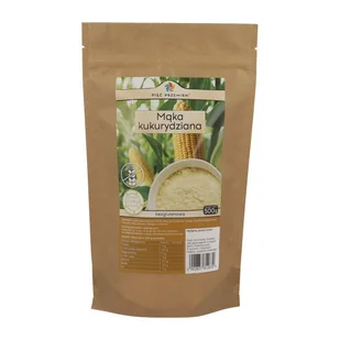 PIĘĆ PRZEMIAN Mąka kukurydziana bezglutenowa 500g - Mąka - miniaturka - grafika 1