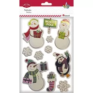 Prace ręczne dla dzieci - Naklejki foliowe świąteczne MIX Wzorów Titanum - miniaturka - grafika 1