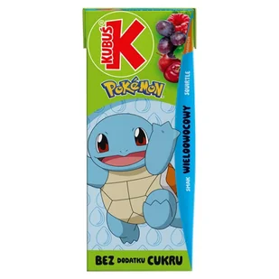 Kubuś Pokémon Napój smak wieloowocowy 200 ml - Soki i napoje niegazowane - miniaturka - grafika 1