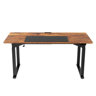 Biurko, elektycznie regulowany, brązowa płyta, 160x75 cm, 74-116 cm, UPLIFT, z podkładką pod mysz XXL, ULTRADESK - Biurka Biurko, elektycznie regulowany, brązowa płyta, 160x75 cm, 74-116 cm, UPLIFT, z podkładką pod mysz XXL, ULTRADESK - Biurka - miniaturka - grafika 7