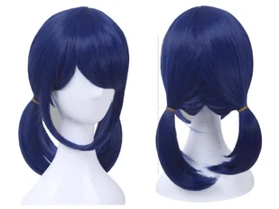 Granatowa PERUKA biedronka do przebrania - Dodatki do strojów karnawałowych - miniaturka - grafika 1