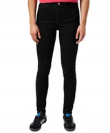 Spodnie damskie - Jeansy Wrangler High Skinny 112355388 Noir W 27 / L 34 - miniaturka - grafika 1