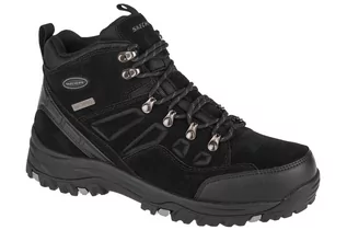 Buty zimowe męskie - Skechers Relment-Pelmo 64869-BLK Czarne 46 64869-BLK - grafika 1