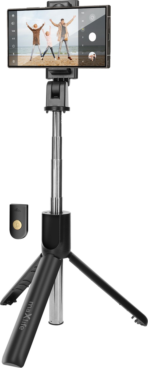 Maxlife selfie stick Bluetooth statyw MXST-100 czarny