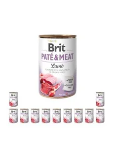 Brit pate & meat lamb 400 g - Mokra karma dla psów - miniaturka - grafika 3