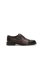 Półbuty męskie - Eleganckie półbuty męskie z noskiem cap toe - miniaturka - grafika 1