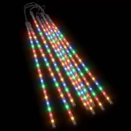Oświetlenie świąteczne - vidaXL Lampki choinkowe  Lampki meteory 8 szt. 50 cm 288 kolorowych LED wewn./zewn 328558 - miniaturka - grafika 1