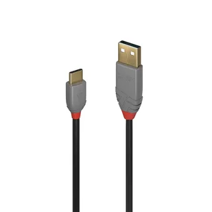 Lindy 36887 Kabel USB 2.0 A C Anthra Line 2m LY-36887 - Kable USB - miniaturka - grafika 3