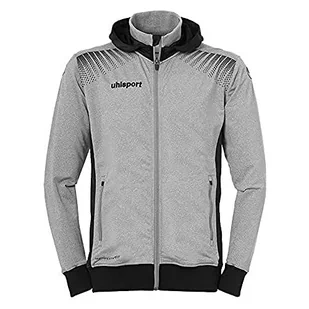 uhlsport uhlsport Męska kurtka z kapturem Goal Tec szary dark grey melange/Schwarz 3XL 100516505 - Kurtki męskie - miniaturka - grafika 1