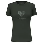 Koszulki i topy damskie - Salewa Pure Heart Dry T-shirt damski, zielony, XS - miniaturka - grafika 1