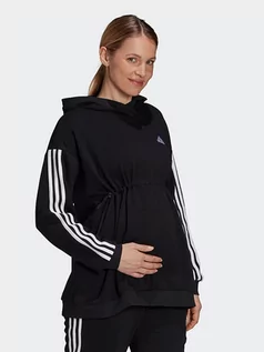 Odzież ciążowa - adidas Bluza ciążowa w kolorze czarno-białym - grafika 1