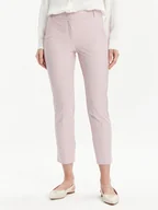 Spodnie damskie - Marella Chinosy Turku 2413131041 Różowy Slim Fit - miniaturka - grafika 1