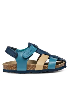Geox Sandały B Sandal Chalki B452QA 000BC C4169 S Granatowy - Buty dla chłopców - miniaturka - grafika 1