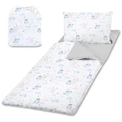 Śpiworki dla dzieci - Śpiwór dziecięcy śpiwór outdoorowy dla dzieci biwakowych - 135x70cm  śpiwór śpiwory letnie śpiwór letni z torbą śpiwór kocyk dla dziecka sówki - miniaturka - grafika 1